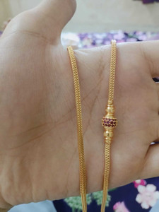 Dignify Jewels american diamond 1 Gram gold plated 24 inch mugappu chain for women and girls Diamond Gold-plated Plated Copper Chain