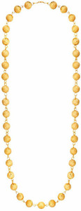 न्यू रुद्राक्ष Gold Plated Moti Mala-karimani mala gold-gold plated matar mala-mohan mala बीड्स, पर्ल गोल्ड प्लेटेड पीतल चेन