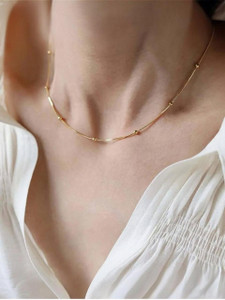 Winnifred Crystal Gold-plated Plated Stainless Steel Necklace
