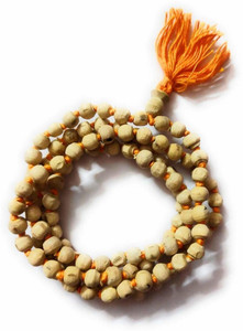Just Devotional Tulsi Japa Mala 108 beads/Tulsi Mala for Japa purpose Beads Wood Chain