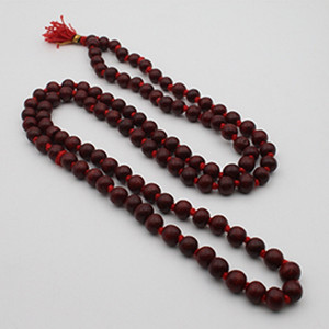 Vivity Chandan Mala 108 beads Mahakal Shivji Natural Lal Chandan Jaap Mala Original Wood Chain