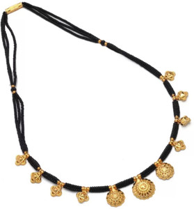 fashiontrend Women's Gold Plated Beaded Necklace For Women And Girls Beads Gold-plated Plated Alloy Necklace