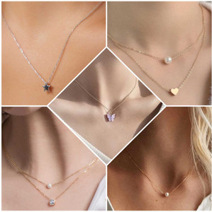 ELCETRATD JEWELLERY Diamond Gold-plated Plated Alloy Necklace