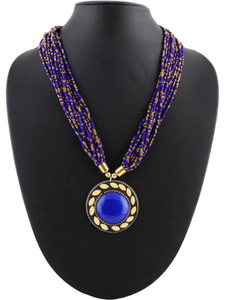 ROYAL MANIA Pearl Beads Handmade Tibetan Boho Style Jewellery Antique Choker Necklace Beads Stone Necklace