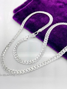 shiv mart Fashion Chain for Men Sterling Silver Plated Sterling Silver Choker