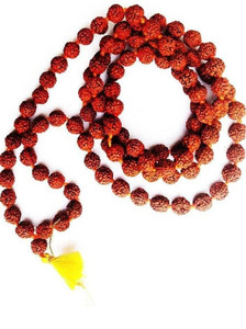 LETNIX Stylish & Trendy Most Popular Beautiful Design Rudraksha Mala Chain Alloy Wood Chain