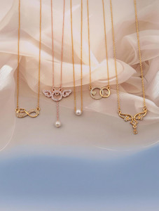 kavya jewels Gold-Plated Brass Necklace - Image 2