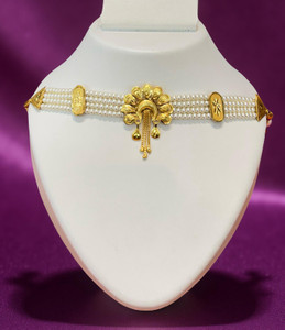 सोंमी स्टोर Choker0098 गोल्ड प्लेटेड तांबा चोकर