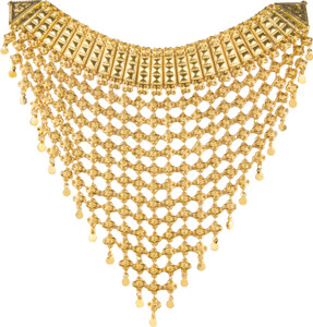 पियाह फैशन High Gold-Plated Chokar for Girls & women गोल्ड प्लेटेड एलॉय नेकलेस