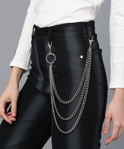 Its 4 You Jean Chain,Trouser Chain,Pants Chain,Wallet Chain For Mens And Womens Sterling Silver Plated Stainless Steel Chain