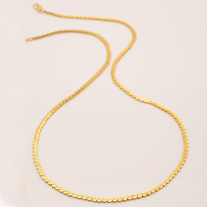 Fashion Frill Trendy & designer link chain Collection For Men And Boys Gold-plated Plated Brass Chain