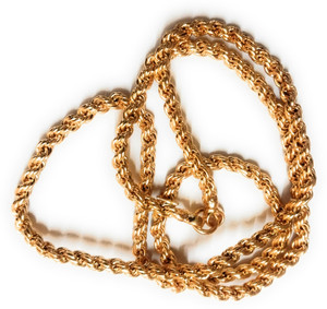 SATYASRI 1 gram gold femous chain for women's & girls 30 " inches long chain' Gold-plated Plated Copper Chain