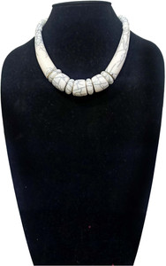 TAE Unique Stylish Crack Style Antique Beads Choker Necklace for Women & Girls Resin Choker