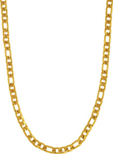 Dzinetrendz (BUY 1 GET 5 FREE ) LONG SIZE 30 INCH Gold-plated Plated Brass Chain
