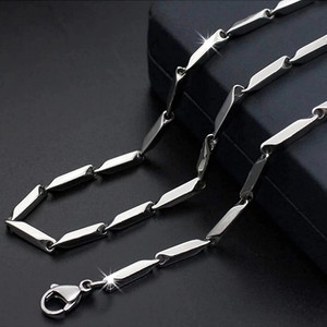 Devora Stylish Party wear Silver chain for mens and boys Titanium, Sterling Silver Plated Stainless Steel Chain