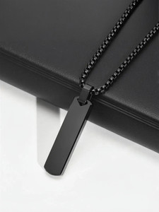 Thrillz Silver Bar Pendant for Men - Image 5