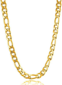 SMLSS JEWEL SMLSS JEWEL GOLD PLATED DAILY WEAR CHAIN FOR BOYS Gold-plated Plated Alloy Chain