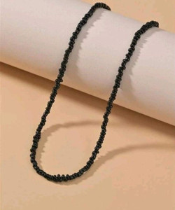 HIGH TRENDZ Seed Beads Silver Plated Alloy Choker