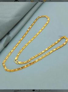 PATAVE cutting design of the chain may be different from the image Gold-plated Plated Brass, Copper Chain