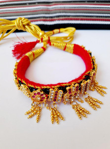 Dhanlaxmi Creation KANTHI Gold-plated Plated Brass Necklace