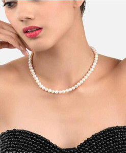AMBLY Pearl Alloy Choker