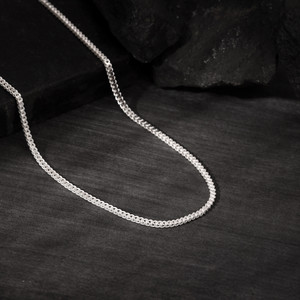 GIVA 925 Silver Classic Love Chain for Him|Lifetime Plating|6 Month Warranty Rhodium Plated Sterling Silver Chain