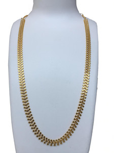 jeweon Gold Plated Stylish Maharani Haar Necklace For Women & Girls (Size: 30 inch) Gold-plated Plated Brass Necklace