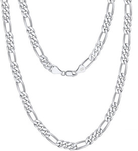 SILVERSHOPE Fashion Classic New Hip Hop Figaro Chain For Mens Jewelry Silver Chain