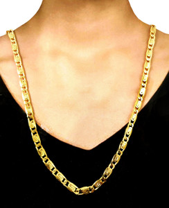 manohar Size 22 inch Gold-plated Plated Brass Chain