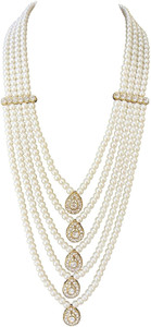 Minkiya Pearl Mother of Pearl Necklace