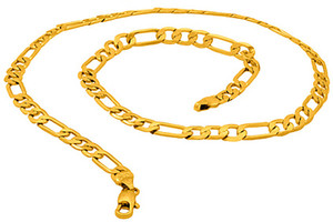 J S Imitation Jewellery Gold-plated Plated Brass Chain