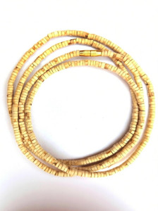 RADHEY Original Tulsi Kanthi Mala, Two Round, from Vrindavan,(pack of 1) Wood Chain