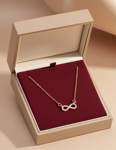 BOGHRA SALES infinity chain for women,girls Diamond Gold-plated Plated Alloy Chain