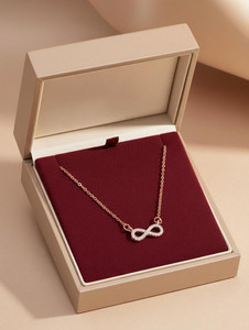 BOGHRA SALES infinity chain for women,girls Diamond Gold-plated Plated Alloy Chain