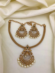 Influtive Brass, Copper Gold-plated Gold Jewellery Set