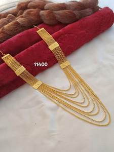 ATMESHWARSALES Crystal Gold-plated Plated Alloy Necklace