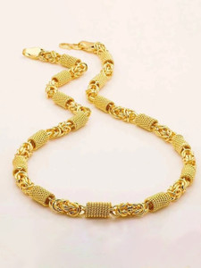 SS Fashion mens Gold-plated Plated Brass Chain