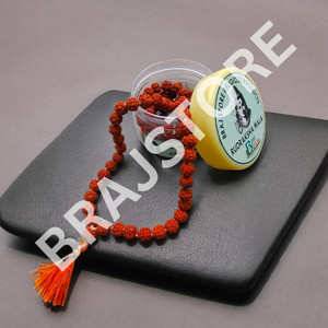 BRAJSTORE Original Nepali Rudraksha Mala 5mm Beads Rudraksha Chain