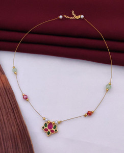 Zabby Allen Cubic Zirconia Gold-plated Plated Alloy Necklace
