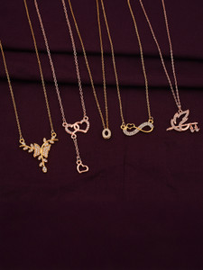 pearl jewellery Necklace Chain Pendant For women & Girls Pearl Brass Chain Gold-plated Plated Brass Necklace