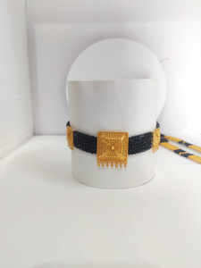 MOHINIMAA ENTERPRISES Gold-plated Plated Crystal, Dori, Alloy Choker