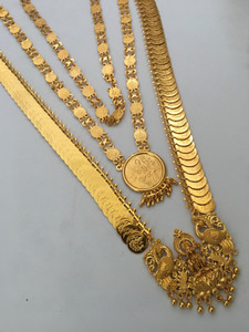 SURJIT SALES Crystal Gold-plated Plated Brass Necklace Set