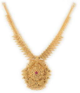 CUTE GOLD One Gram Gold Plated Fashion Traditional Necklace for Women & Girls Gold-plated Plated Copper Necklace