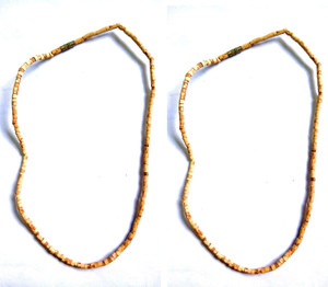 Firmus Wood Tulsi Beads Mala Single Round/Tulsi Kanthi Mala ISKCON (Pack of 2) Wood Layered