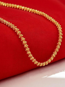 TANVI J Bokul Chain 30 Inch Gold-plated Plated Copper Chain