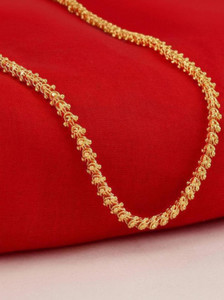 TANVI J Bokul Chain 30 Inch Gold-plated Plated Copper Chain