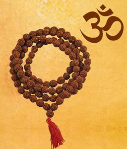 Nakshatra Craft N Jewel 100% Original Lab Certified Nepal Rudraksha Mala with 108 Beads in 6mm size Dori Necklace