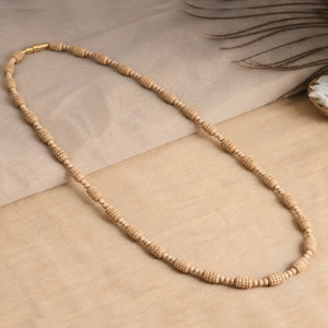 DIVINE HINDU Radhe Tulsi Mala | Original Tulsi Beads Necklace | Sacred Tulsi Prayer Mala Wood Necklace