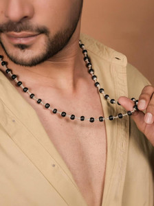 Divine Drishti Karungali Malai Original 8Mm|Natural Black Ebony Wood 54 Beads For Unisex Adult Wood Chain