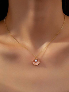 BOGHRA SALES Chain For Women And Girls Pearl Gold-plated Plated Alloy Chain